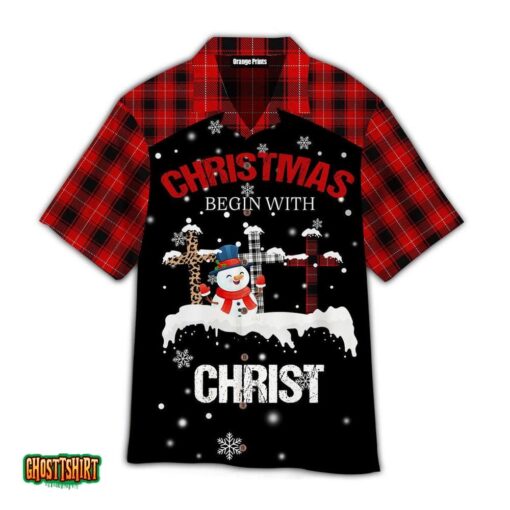 Premium Christmas Aloha Hawaiian Shirt