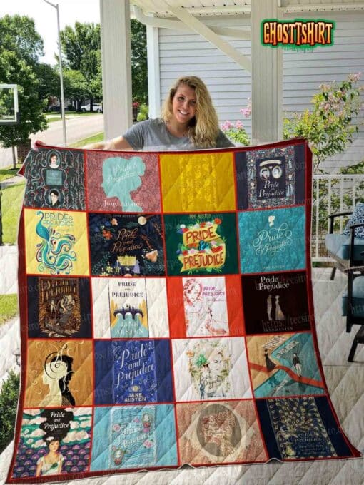 Pride And Prejudice Quilt Blanket