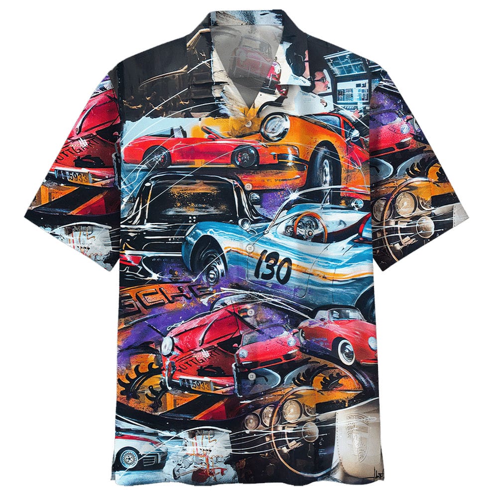 Racing Car V4 Aloha Hawaii Shirt