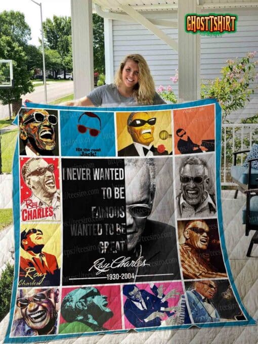 Ray Charles Quilt Blanket 02