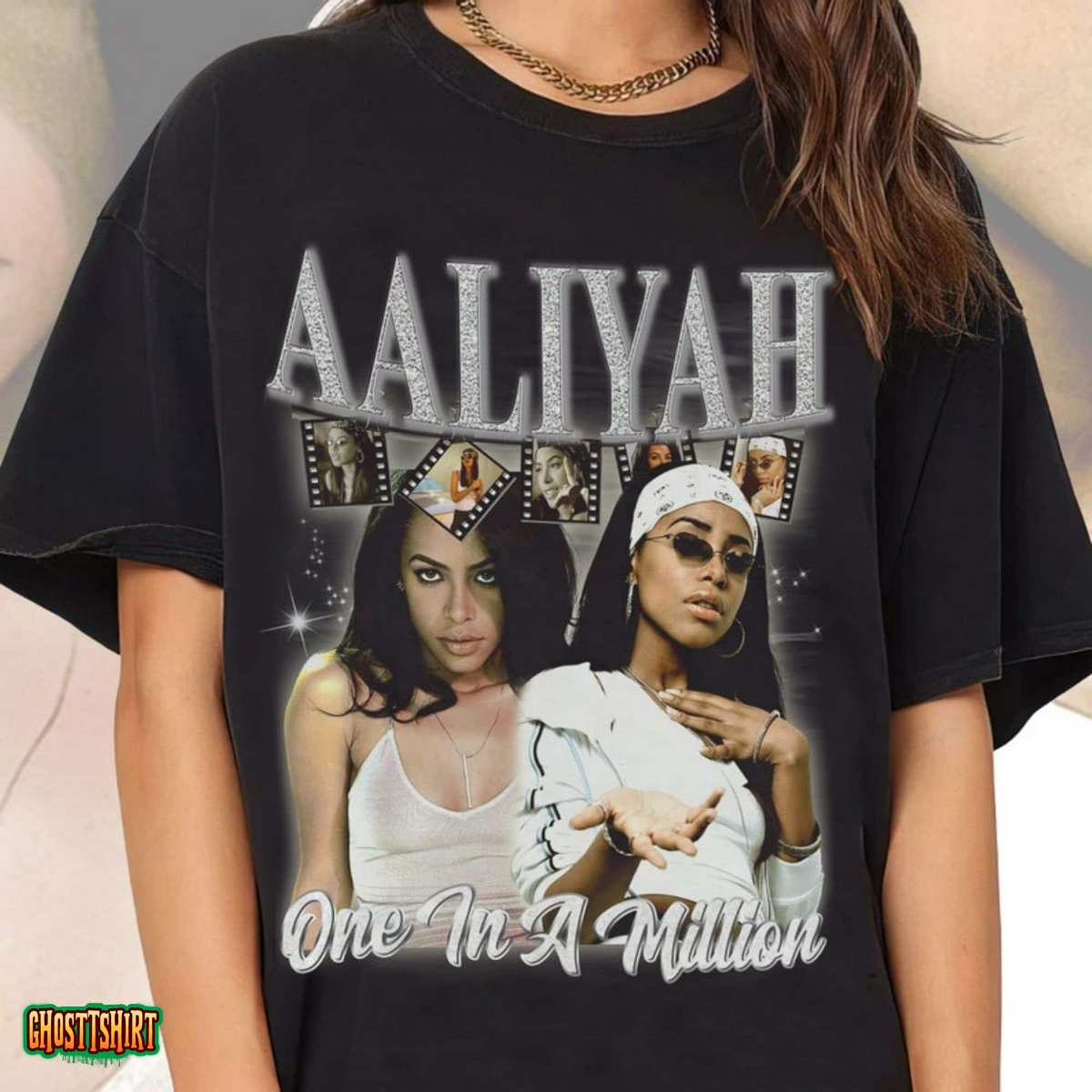 Retro Aaliyah Vintage 90s Bootleg Classic Graphic T-Shirt