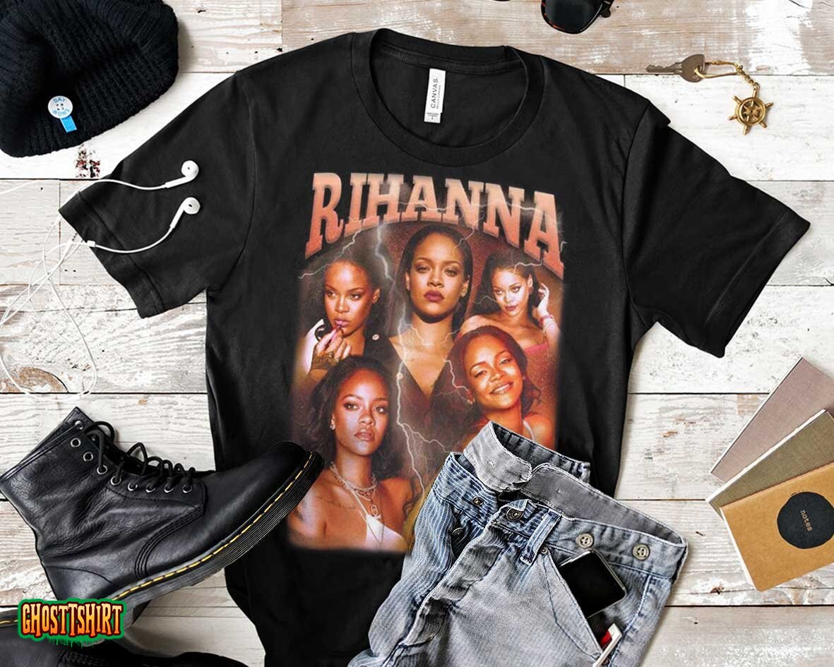 Retro Rihanna Vintage 90s Bootleg Classic Graphic T-Shirt