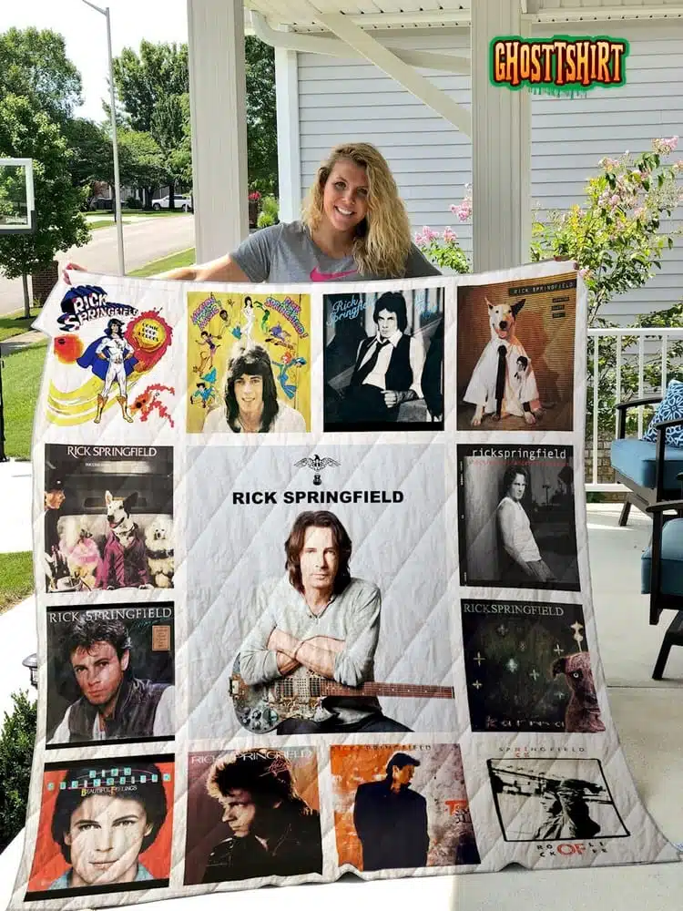 Rick Springfield Quilt Blanket