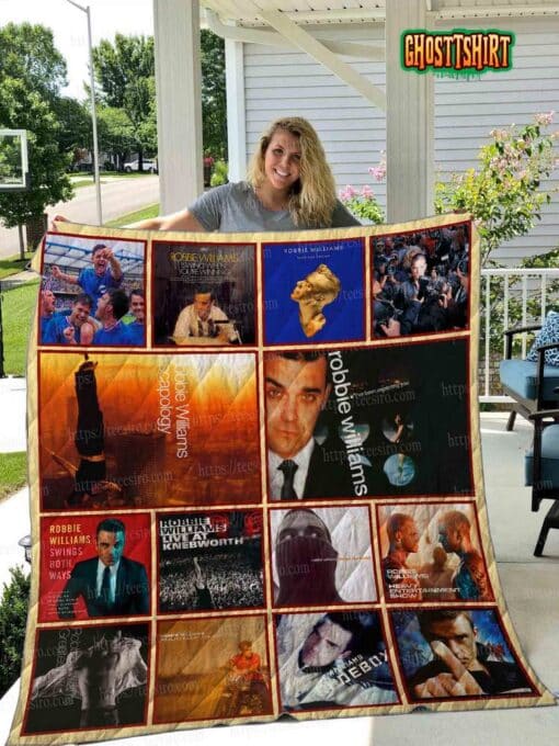 Robbie Williams Uk Quilt Blanket