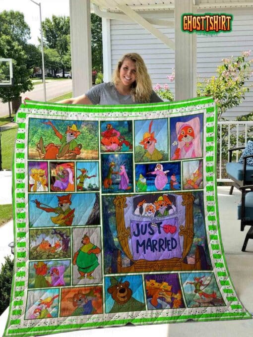 Robin Hood 1973 Quilt Blanket