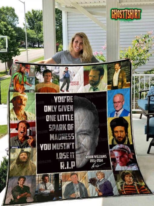 Robin William Quilt Blanket