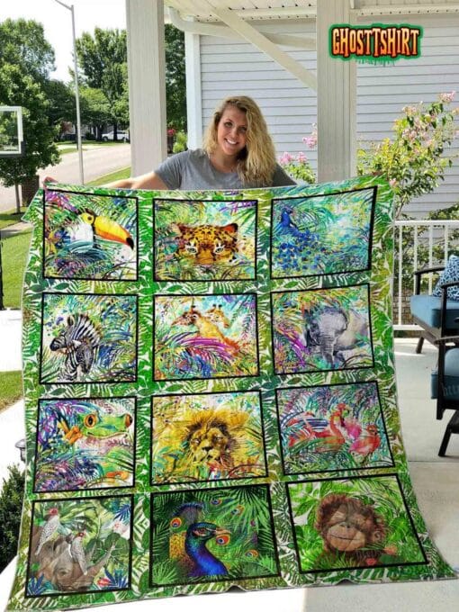 Safari Quilt Blanket