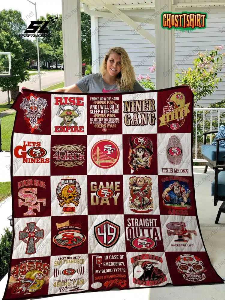 San Francisco 49ers Quilt Blanket v2