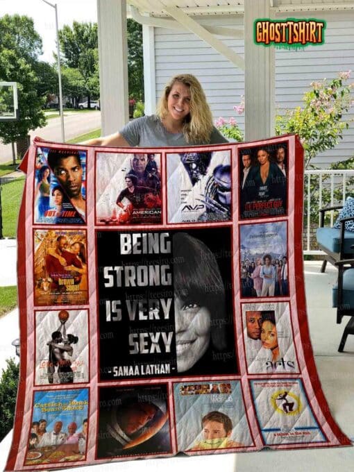 Sanaa Lathan Quilt Blanket