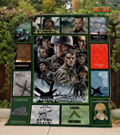 Saving Private Ryan Quilt Blanket