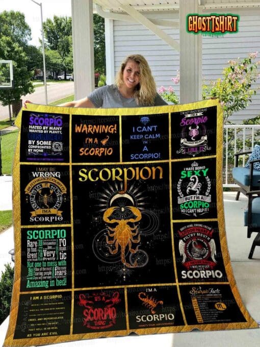 Scorpion Quilt Blanket