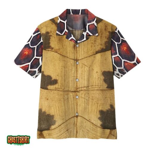 Sea Turtle Yellow Aloha Hawaiian Shirt