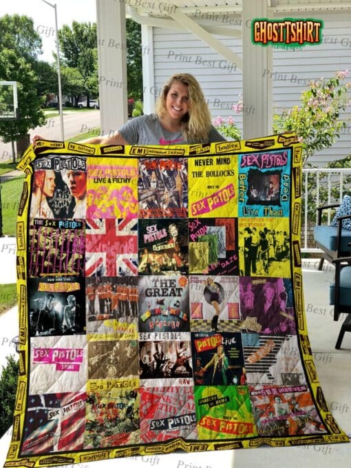 Sex Pistols Albums Cover Poster v2 Quilt blanket