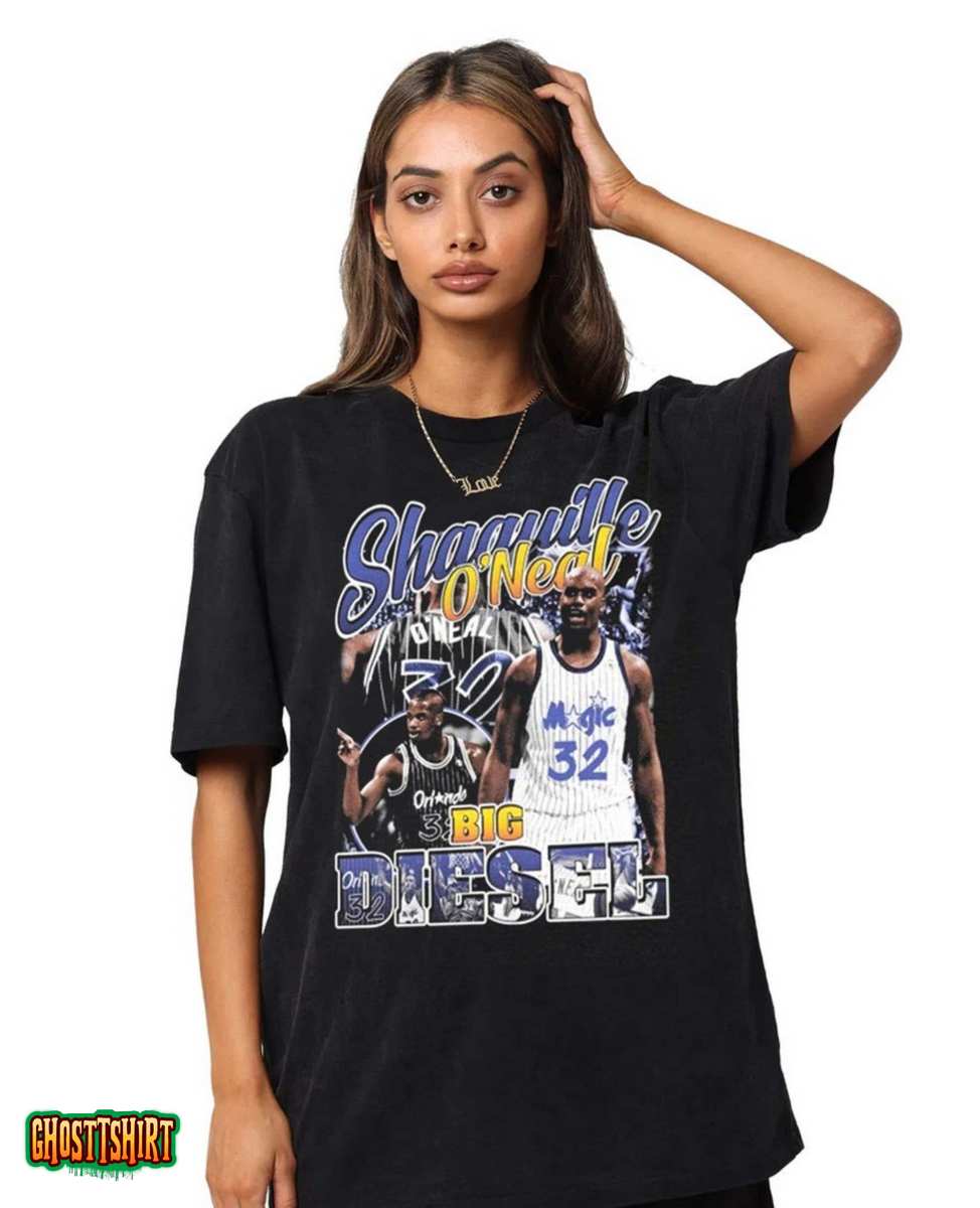 Shaquille O’neal Vintage 90s Bootleg Classic Graphic T-Shirt