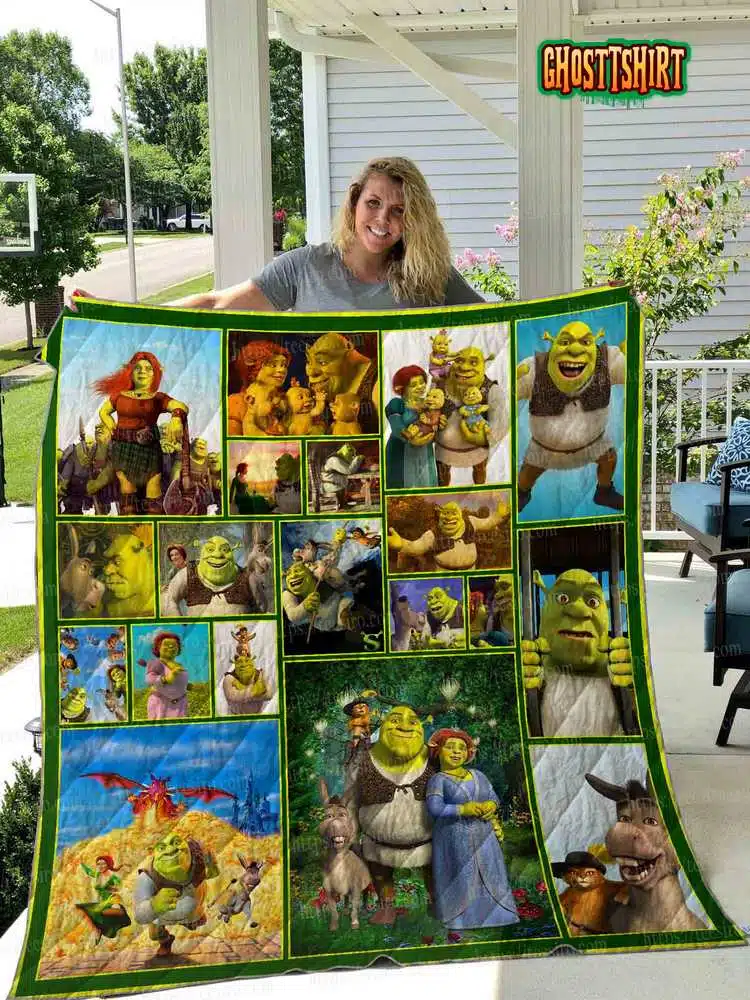 Shrek Quilt Blanket
