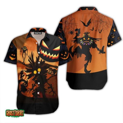 Skull Halloween Aloha Hawaiian Shirt