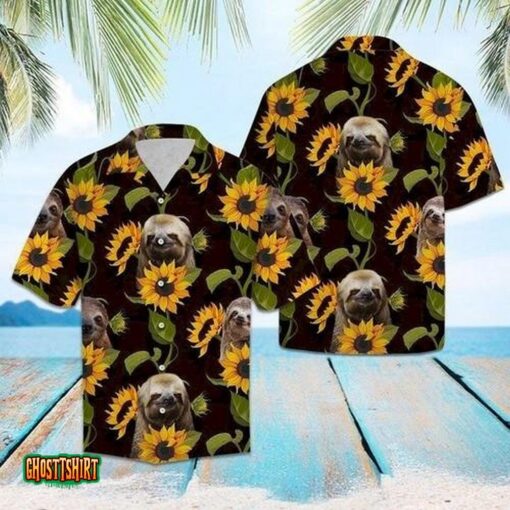 Sloth Aloha Hawaiian Shirt