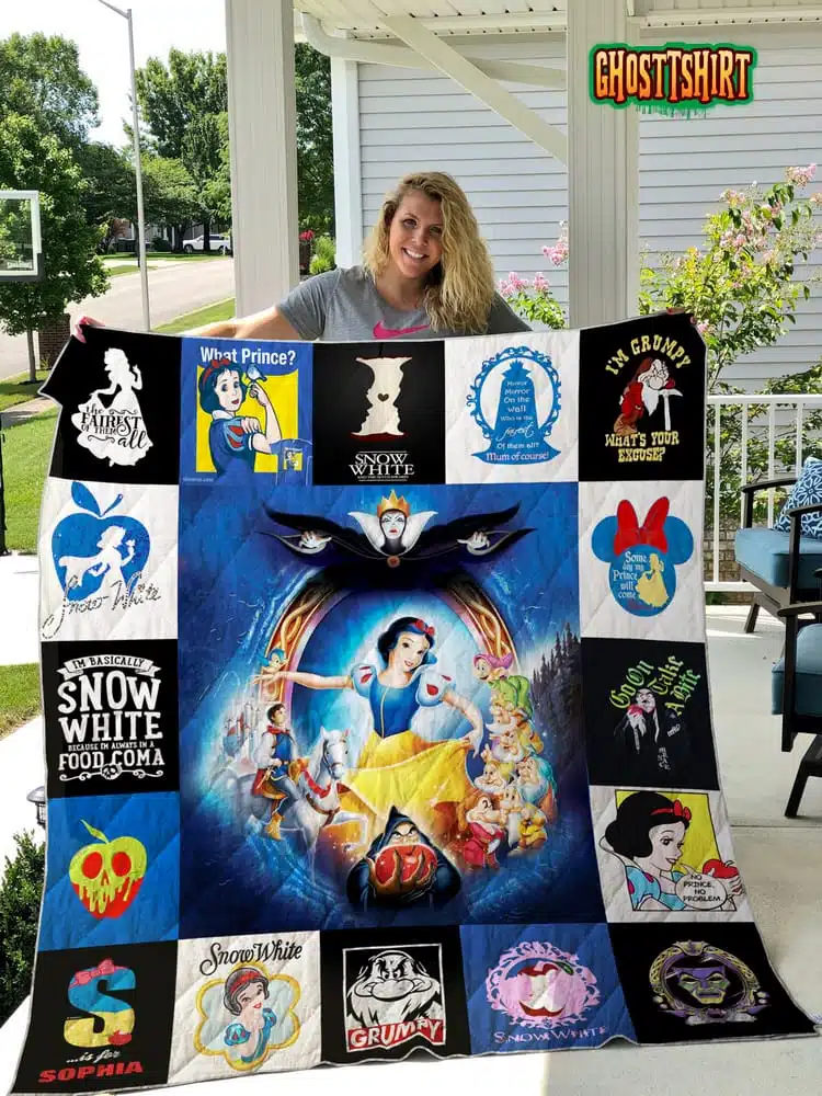 Snow White And The Seven Dwarfs Quilt Blanket
