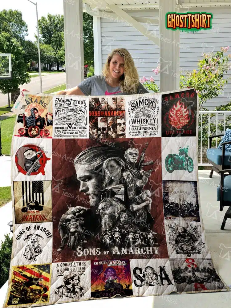 Sons Of Anarchy v3 Quilt Blanket