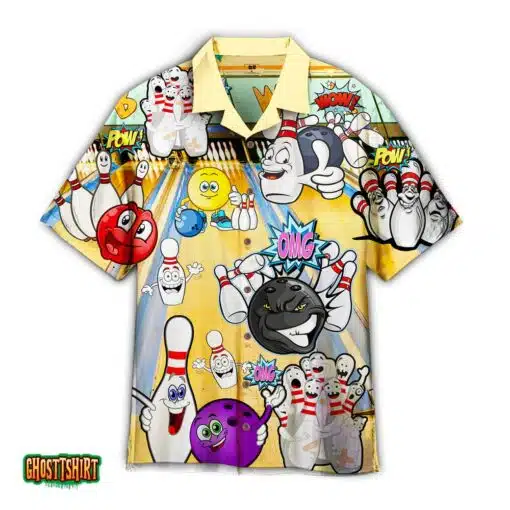 Split Happens Bowling Aloha Hawaiian Shirt