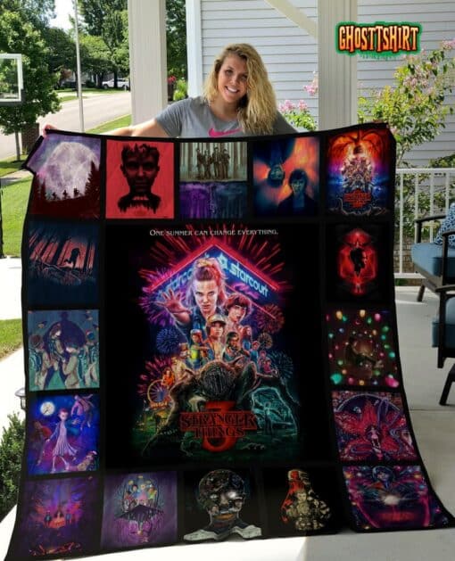 Stranger Things Quilt Blanket