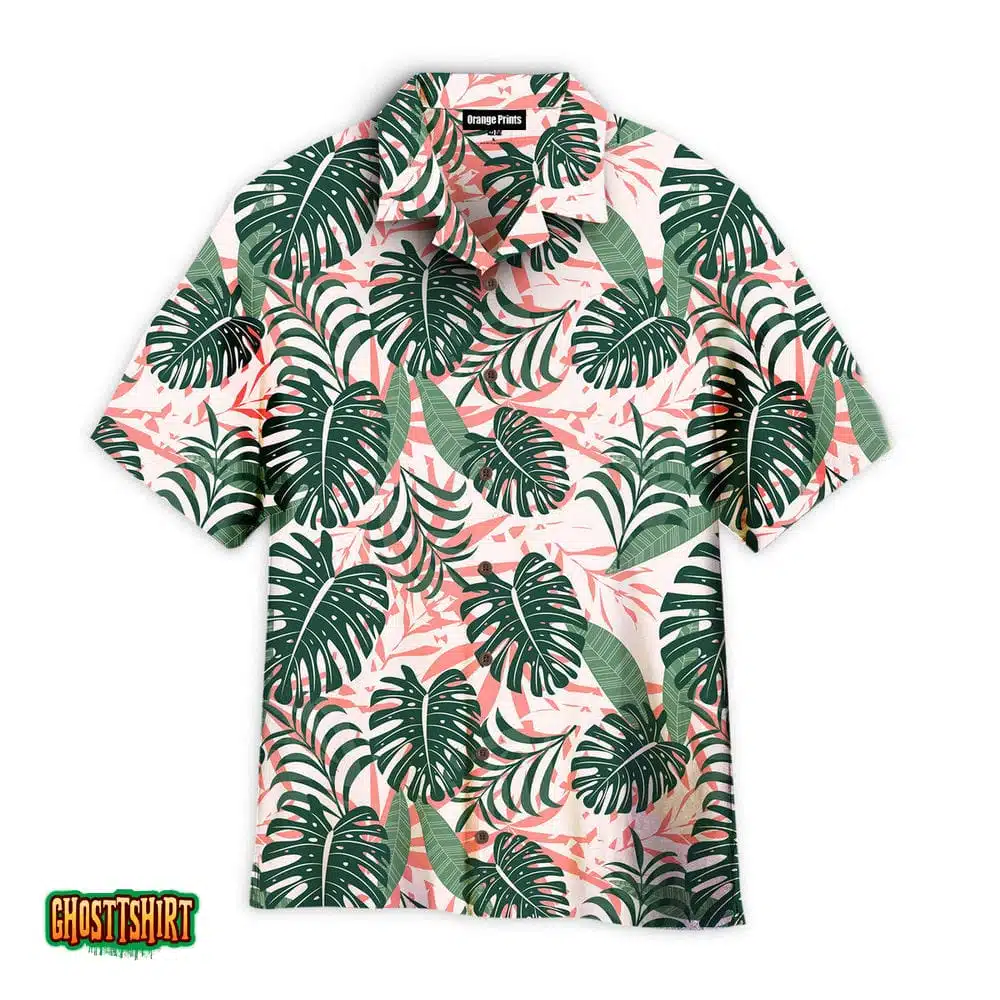 Summer Bright Tropical Pattern Aloha Hawaiian Shirt