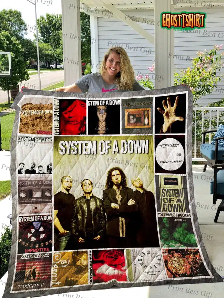 System Of A Down Albums Cover Poster Quilt Blanket Ver 2