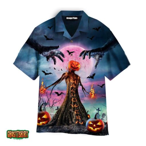 Take Scary Evil To Halloweek Aloha Hawaiian Shirt