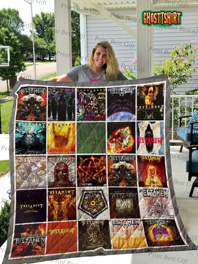 Testament Albums Cover Poster Quilt Blanket Ver 2