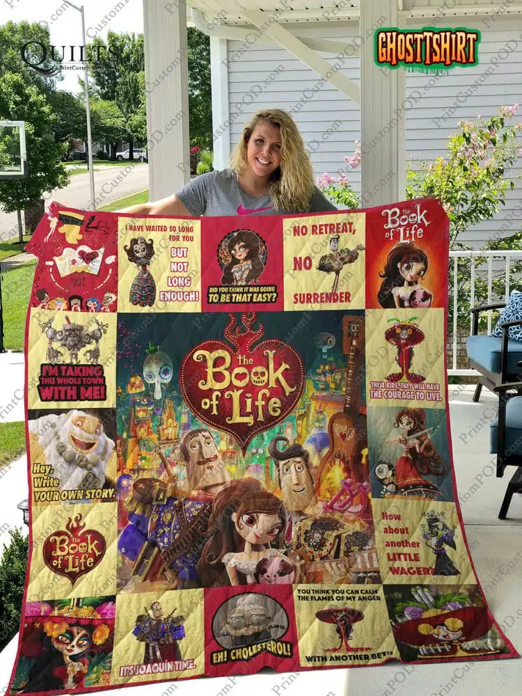 The Book Of Life Quilt Blanket