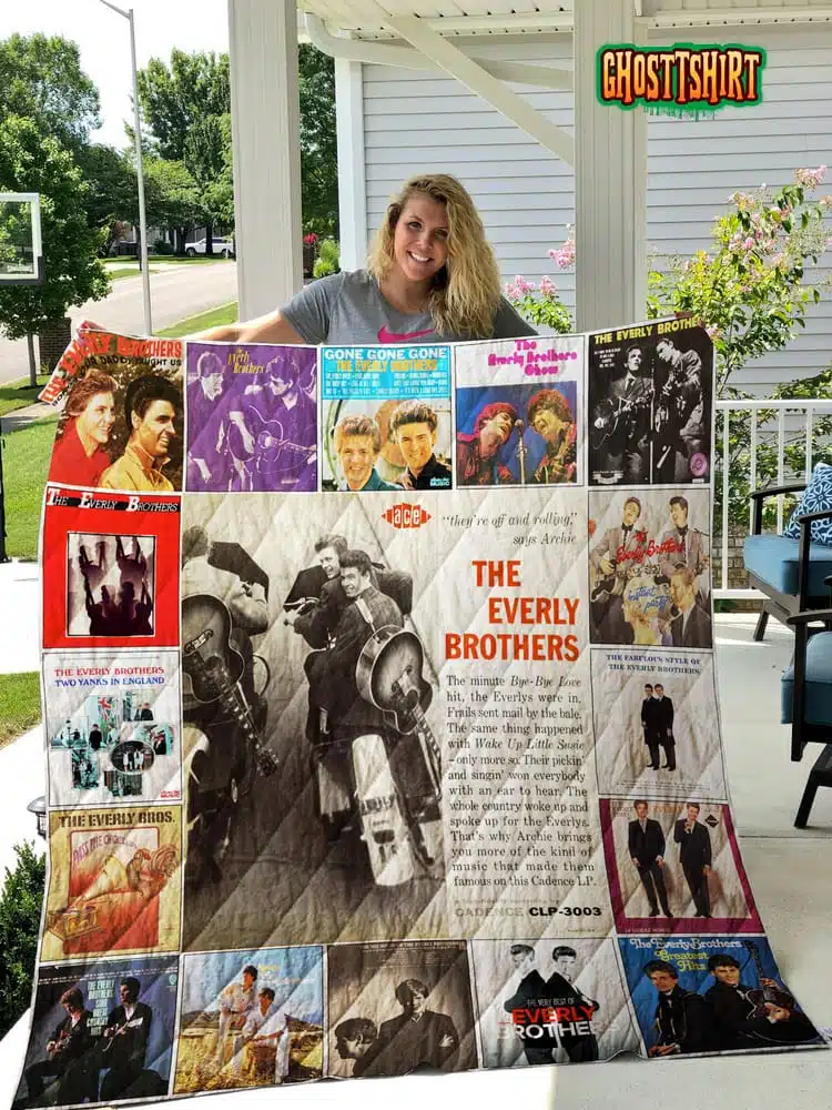 The Everly Brothers Quilt Blanket