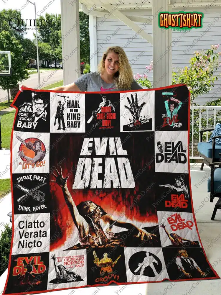 The Evil Dead Quilt Blanket v3