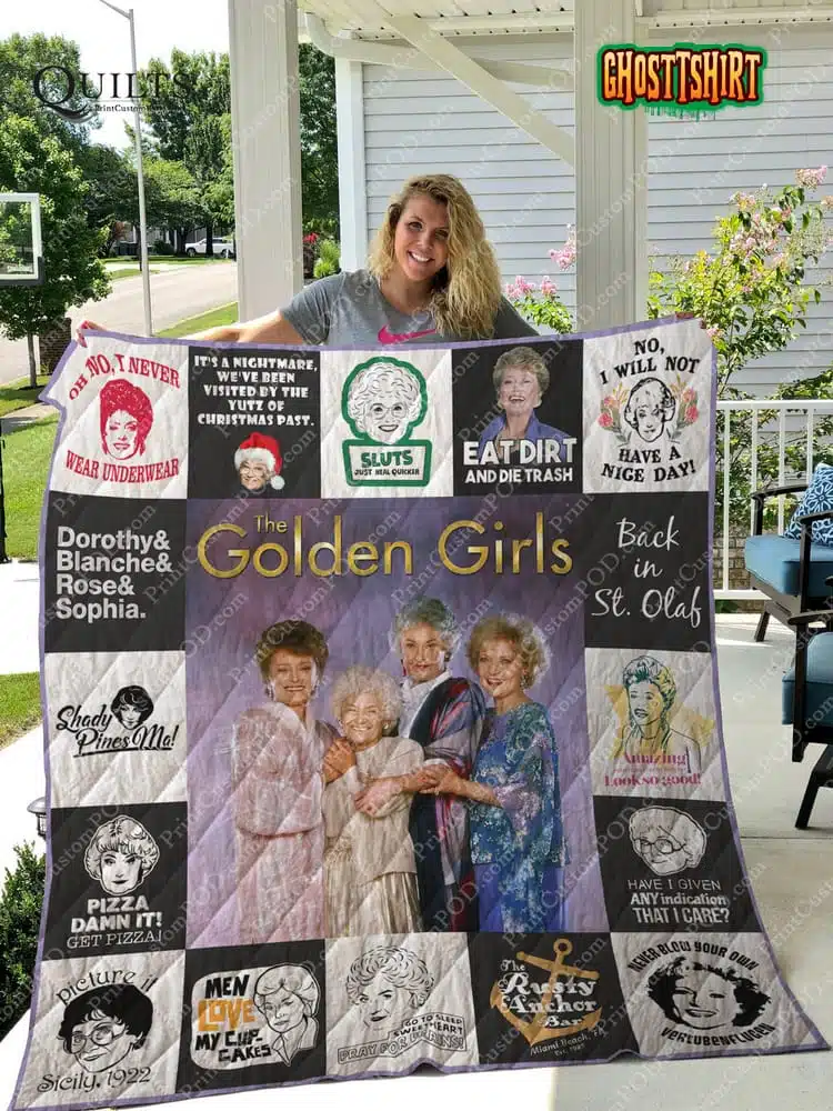 The Golden Girl Quilt Blanket