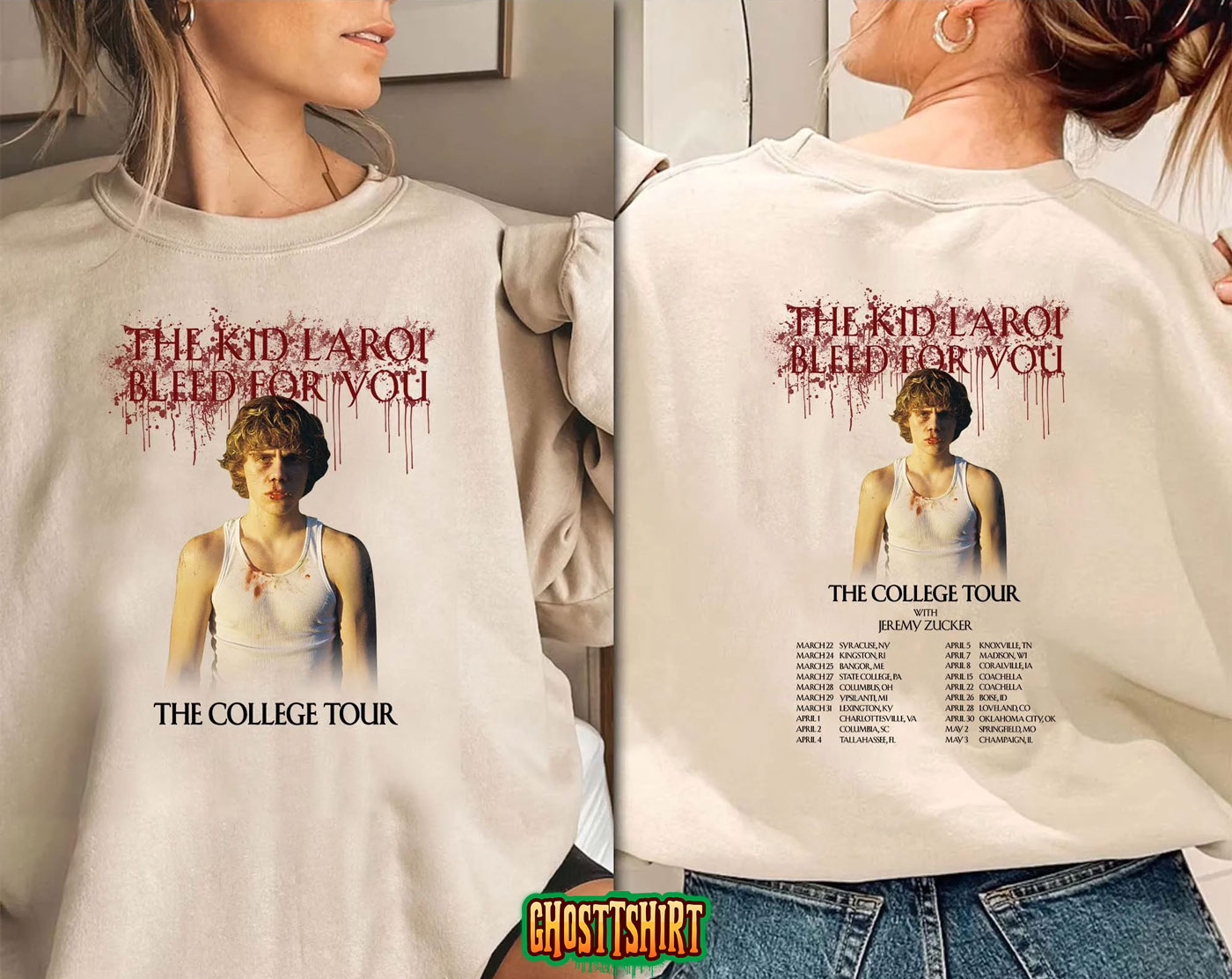 bleed for you tour merch