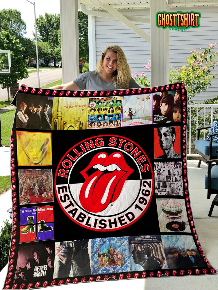 The Rolling Stones Quilt Blanket v2