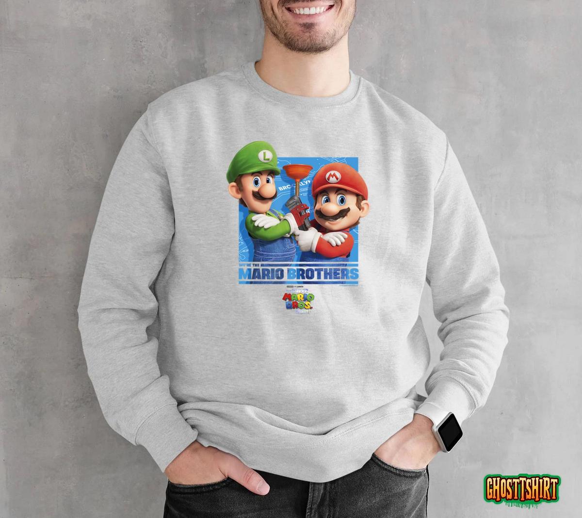 The Super Mario Bros. Movie We're The Mario Brothers Poster T-Shirt