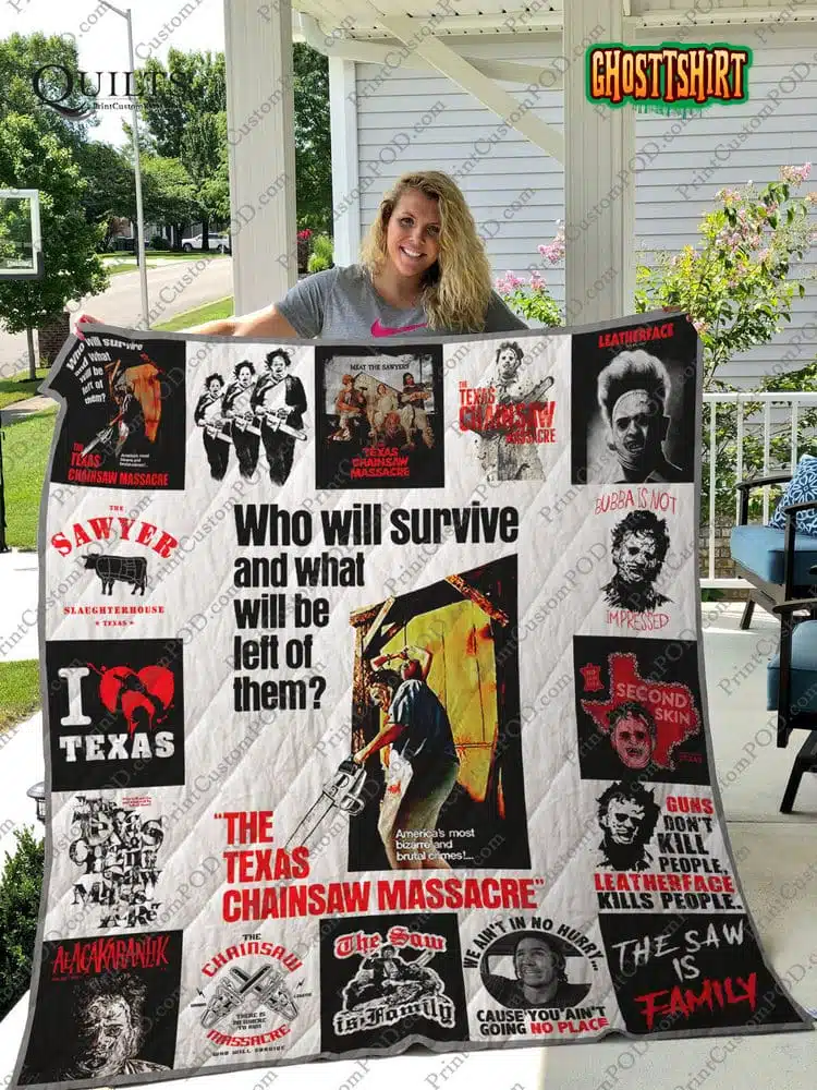 The Texas Chain Saw Massacre Quilt blanket