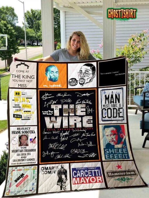 The Wire Quilt Blanket
