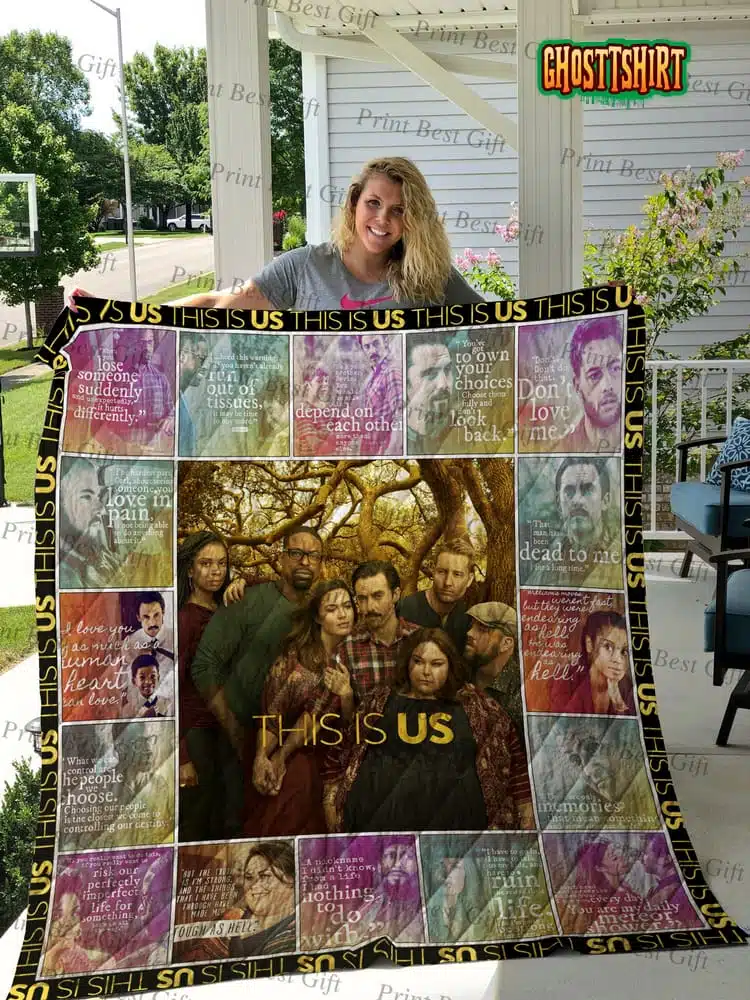 This Is Us Poster Quilt blanket