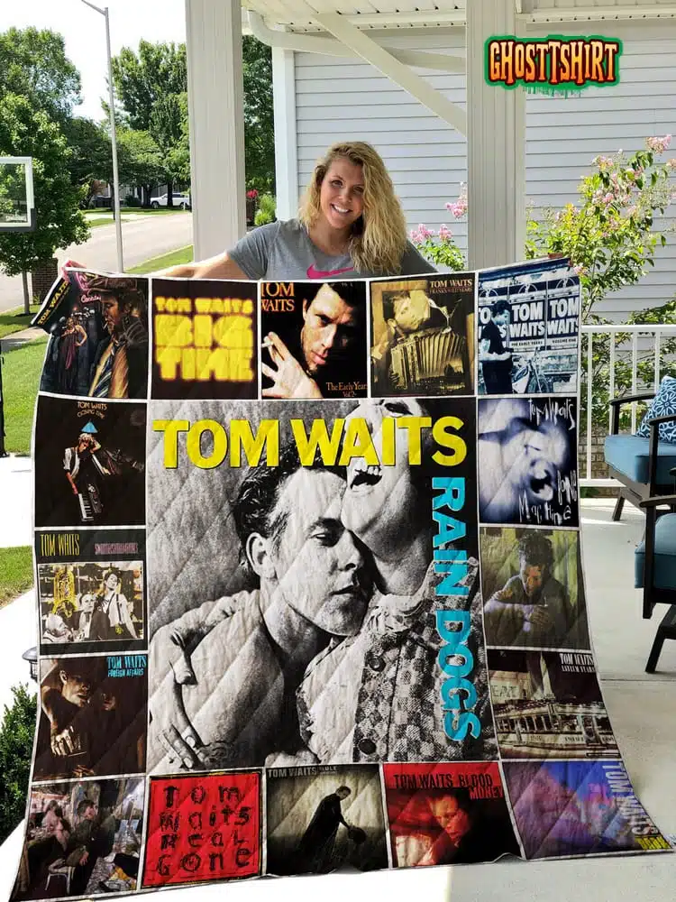 Tom Waits Quilt Blanket