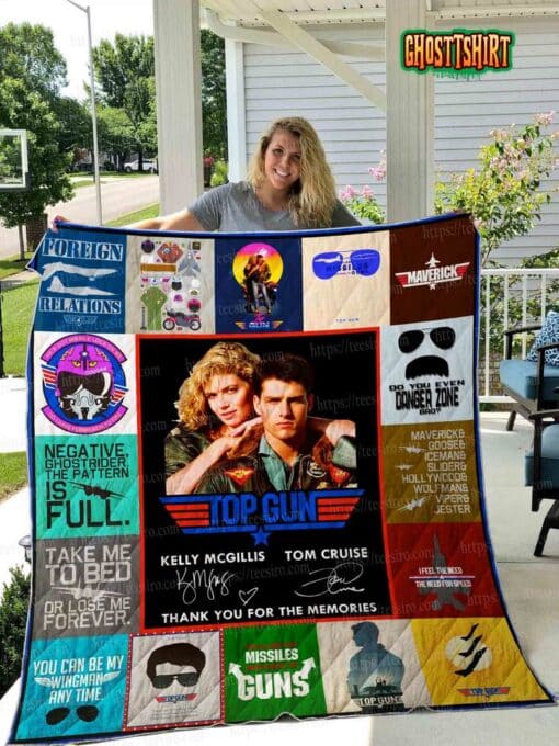 Top Gun Quilt Blanket