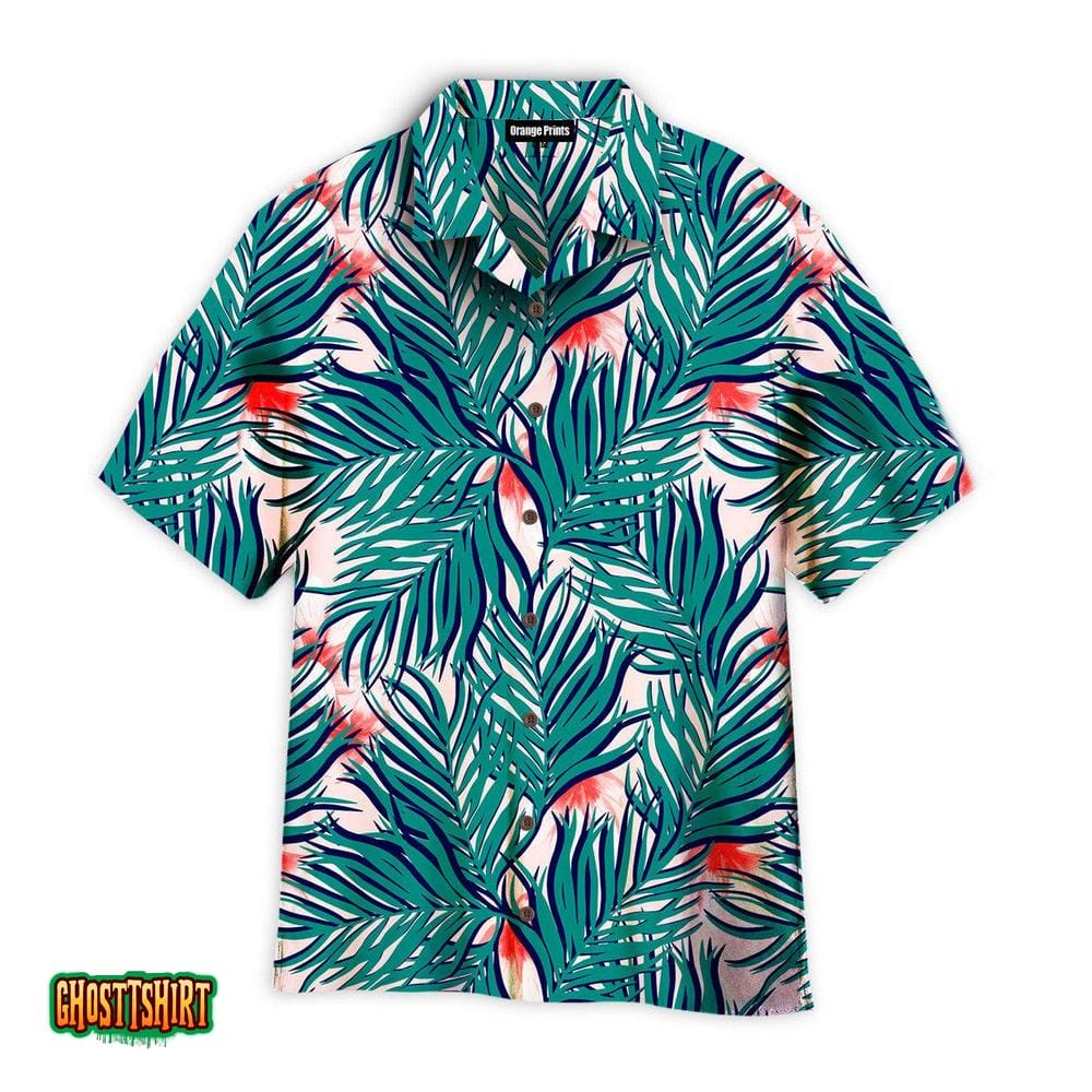 Tropical Amazing Coconut Palm Pattern Aloha Hawaiian Shirt