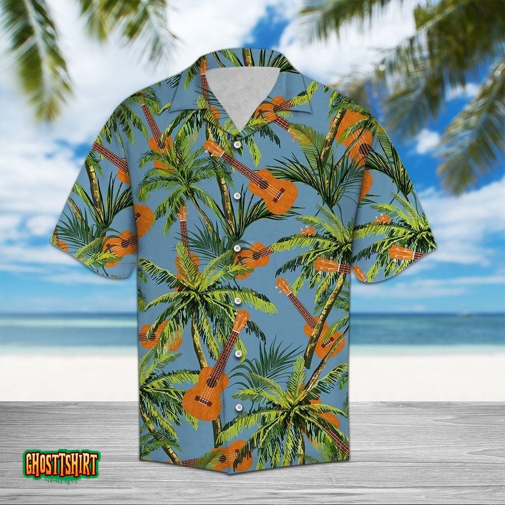 Ukulele Lovers Tropical Colourful Aloha Hawaiian Shirt
