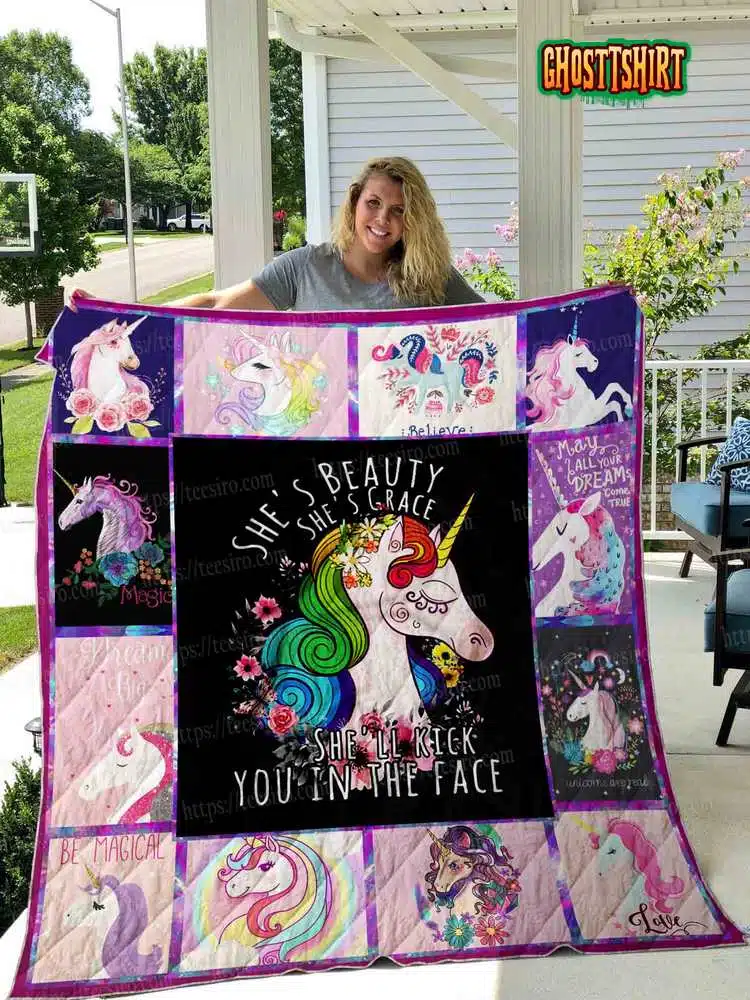 Unicorn Quilt Blanket
