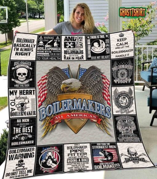 Union Boilermakers Quilt blanket