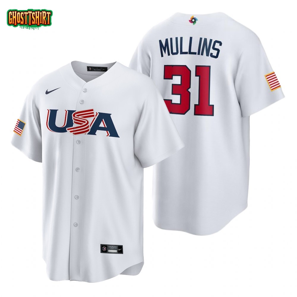 USA Baseball Men's Cedric Mullins 2023 World Baseball Classic Jersey -  Replica White - USA Store