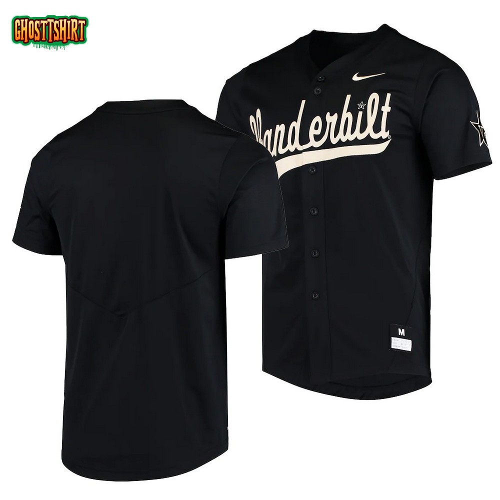 Vanderbilt Commodores College Baseball Black Elite Jersey