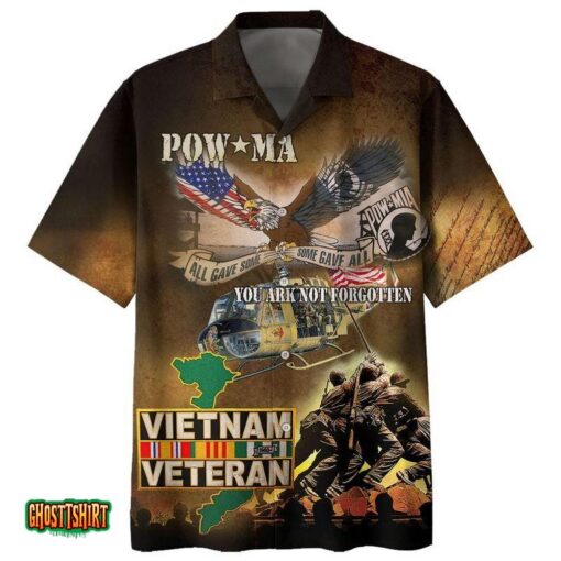 Vietnam Veteran Aloha Hawaii Shirt For Men Women