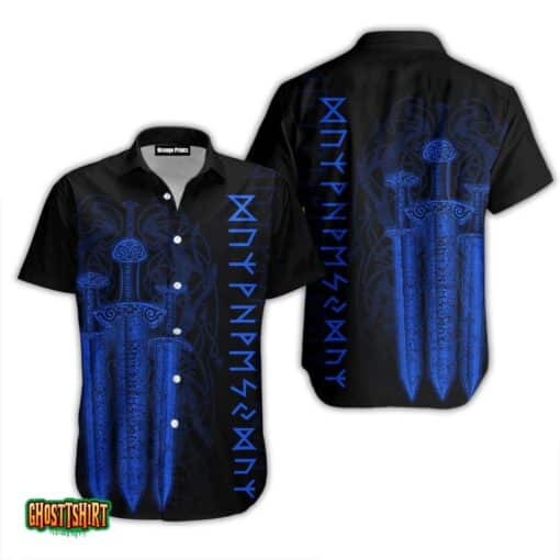 Viking Sword Aloha Hawaiian Shirt