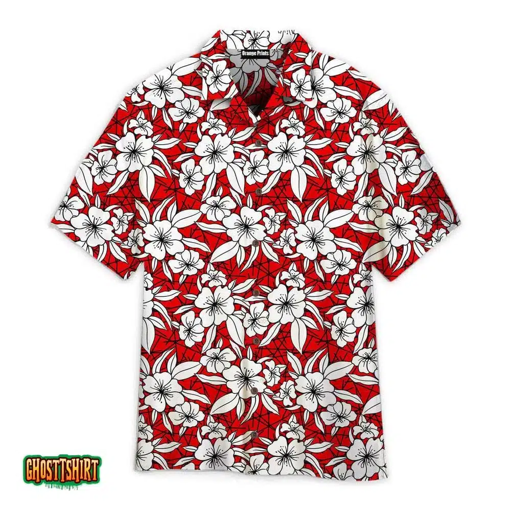 Vintage Flower Tropical Aloha Hawaiian Shirt